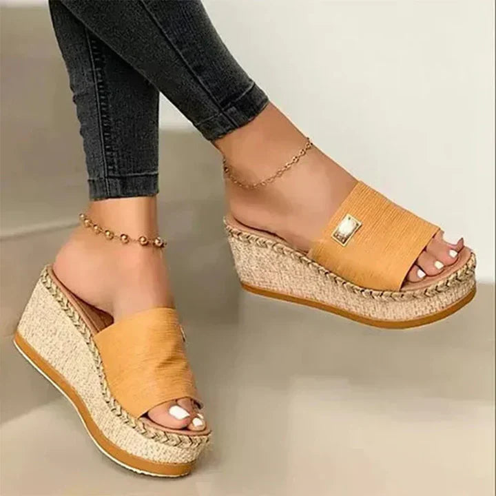 Damenschuhe Orthopädische Keil-Sandalen Sommer - BerlinGlamour