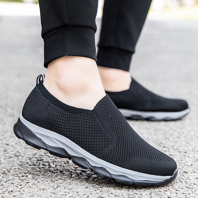 Damen Laufschuhe Bequem Slip-On Schnell Sportschuh