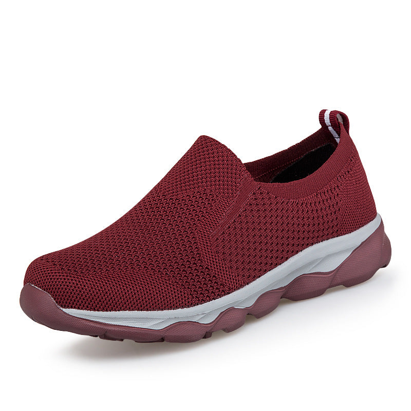 Damen Laufschuhe Bequem Slip-On Schnell Sportschuh