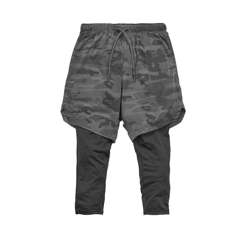 Herren Trainingshosen Elastisch Mit integrierten LeggingsSport