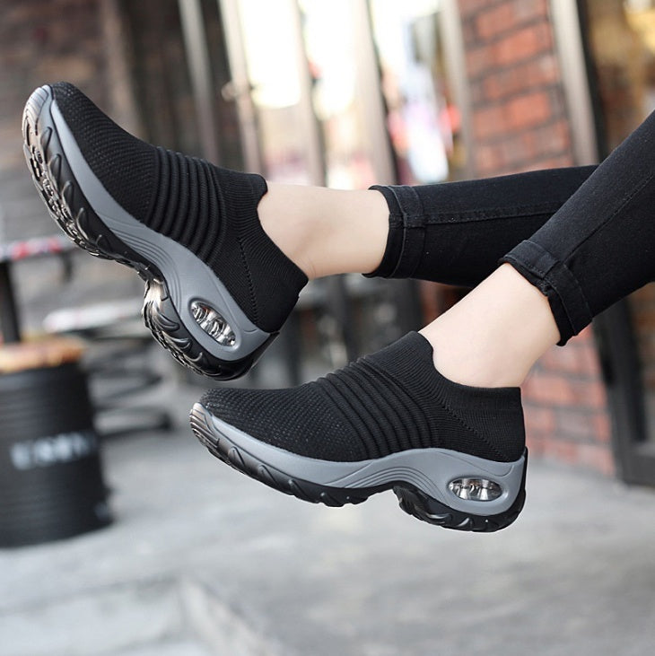 Damen Sneaker Orthopädisch mit Luftpolster Sohle