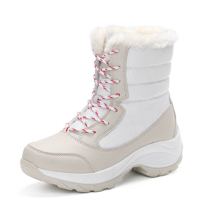 Warme Schneestiefel Damen Gefüttert Winterstiefel Heidi Style