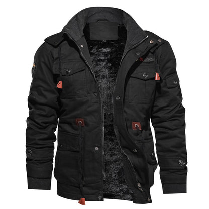Herren Outdoor-Jacke Warm Isoliert Wasserdicht Funktional