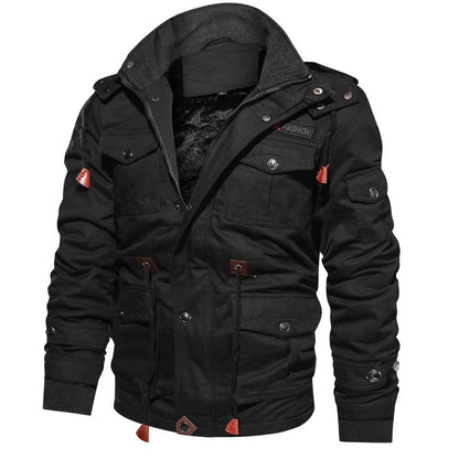 Herren Outdoor-Jacke Warm Isoliert Wasserdicht Funktional