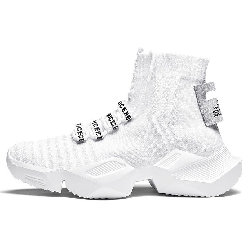Damen Sneaker High-Top Sportlich Elastisch