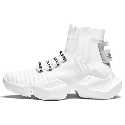 Damen Sneaker High-Top Sportlich Elastisch