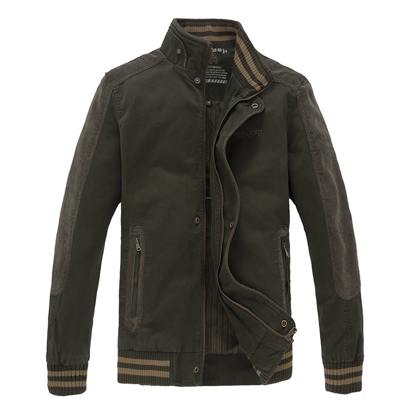 Herren Outdoor-Jacke Sportlich Wasserdicht Funktionale Taschen