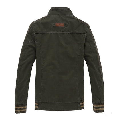 Herren Outdoor-Jacke Sportlich Wasserdicht Funktionale Taschen