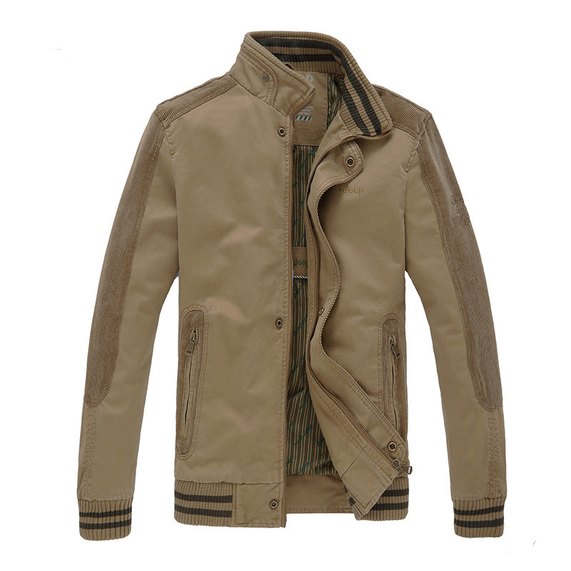 Herren Outdoor-Jacke Sportlich Wasserdicht Funktionale Taschen - BerlinGlamour