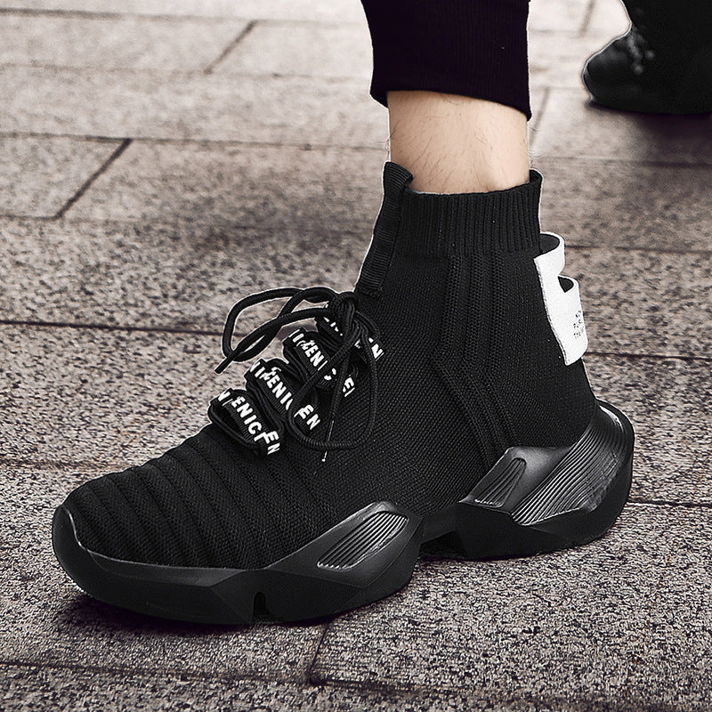 Damen Sneaker High-Top Sportlich Elastisch