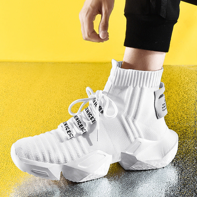 Damen Sneaker High-Top Sportlich Elastisch
