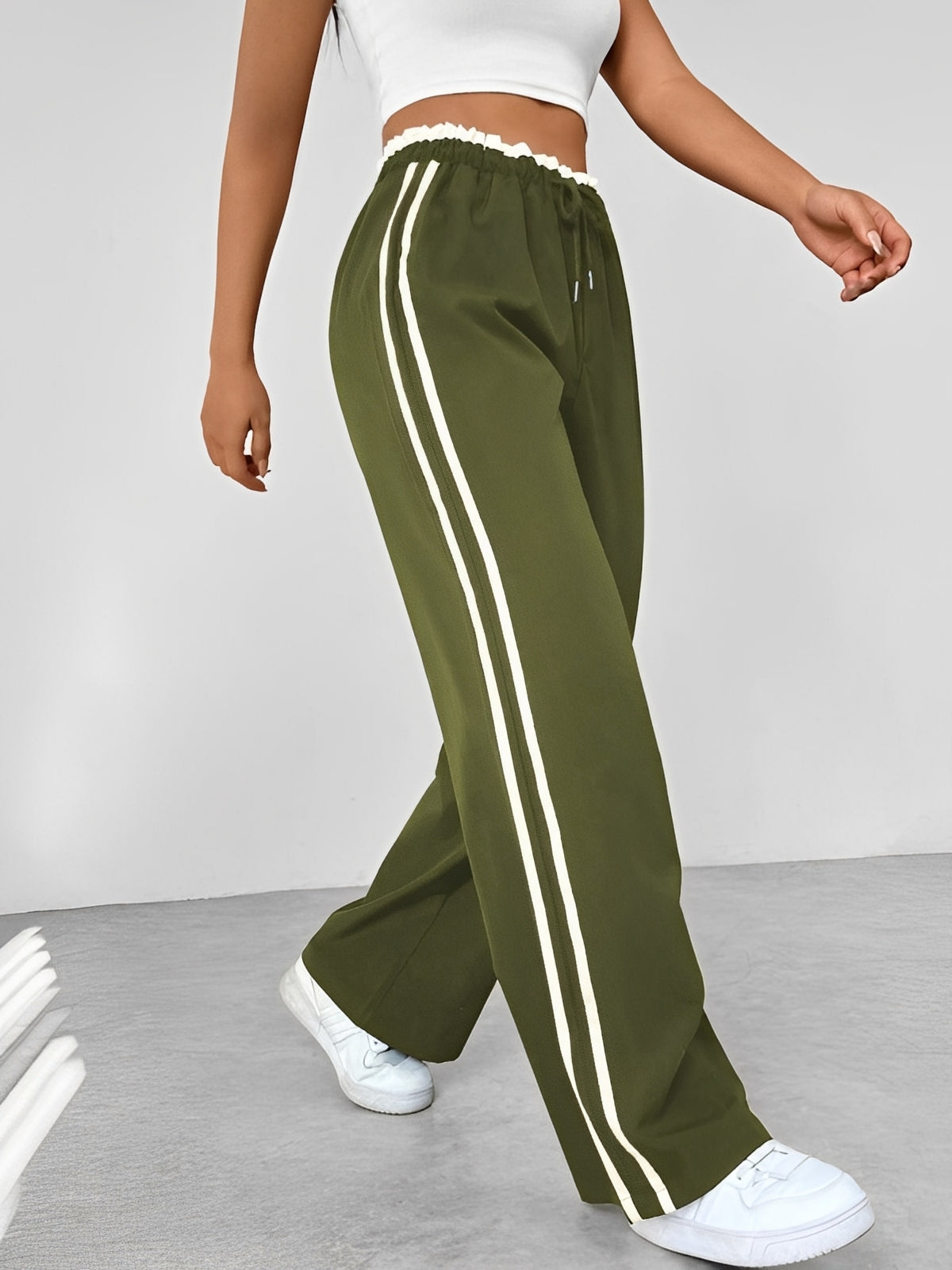 Damenhose Sportlich Weit Bequem Straight