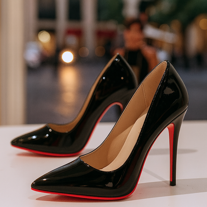 Damen High Heels Spitze Schuhe Klassisch Elegант