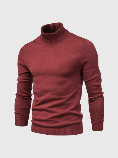 Herren Rollkragenpullover Waschbar Weich