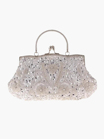 Bestickte Handtasche Vintage Stil Frauen