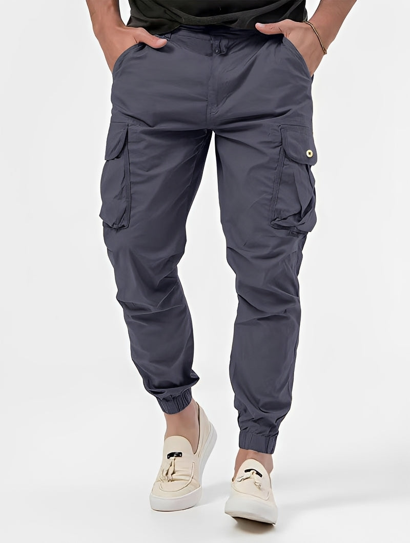 Herren Cargohose Bequem Lässig Freizeit