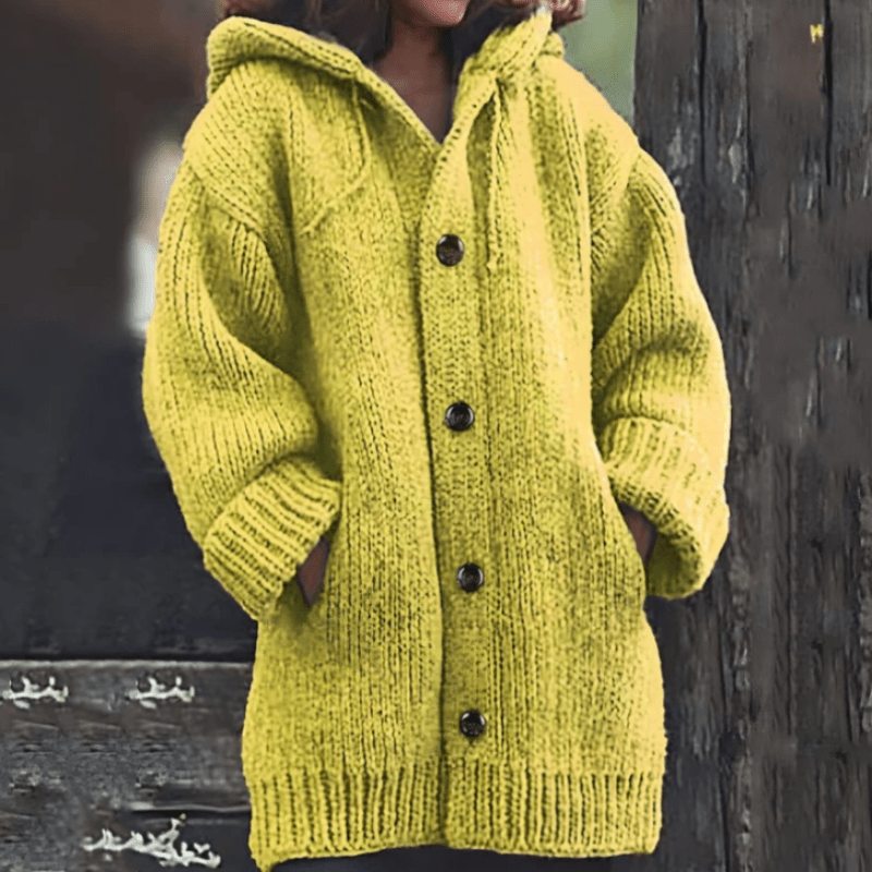Damen Strickjacke Warm Soft Rosa