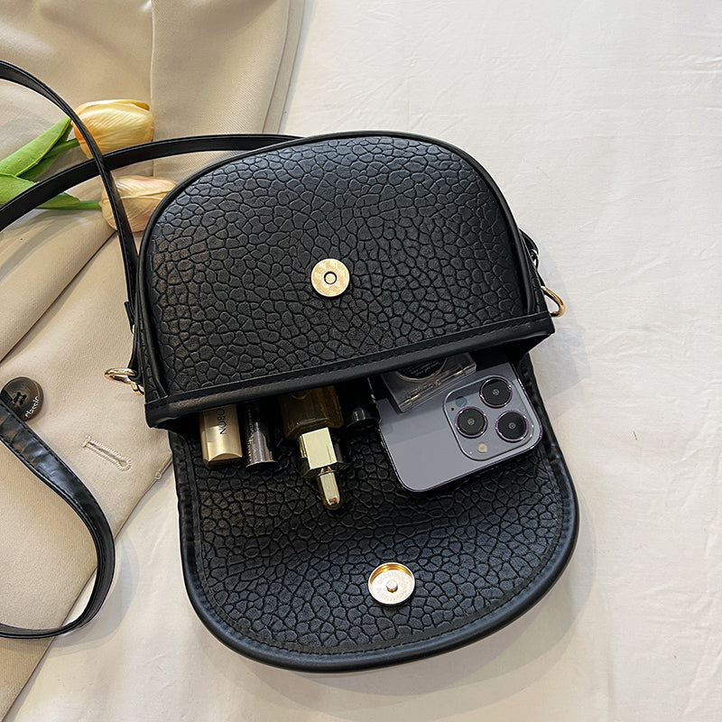 Elegante Sattelleder Handtasche Damen