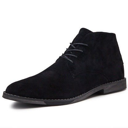 Herrenschuhe Halbhohe Schnürschuhe Braun Mode