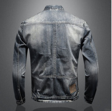 Herren Jeansjacke Modern Slim Fit