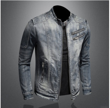 Herren Jeansjacke Modern Slim Fit