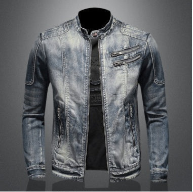 Herren Jeansjacke Modern Slim Fit