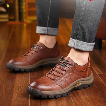 Herren Leder Schuhe Elegantes Design Komfortabel
