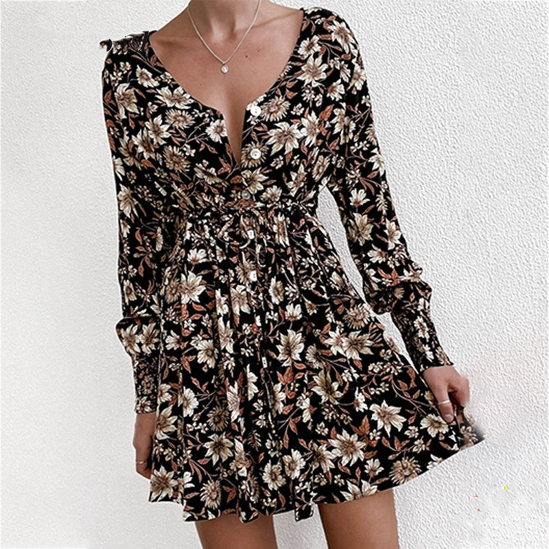 Boho Blumenpartykleid von BerlinGlamour für Damen