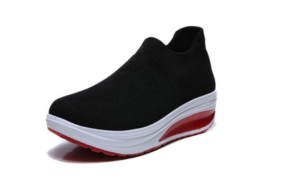 Damen Orthopädische Flip Flops Sneaker mit Komfort Fußbett