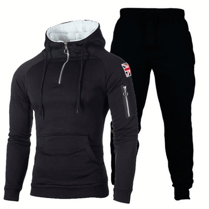 Herren Sportset Hoodie und Jogginghose Hochwertig Funktionell