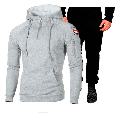 Herren Sportset Hoodie und Jogginghose Hochwertig Funktionell