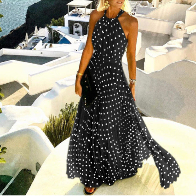 Elegantes Boho-Maxikleid von BerlinGlamour mit Falten