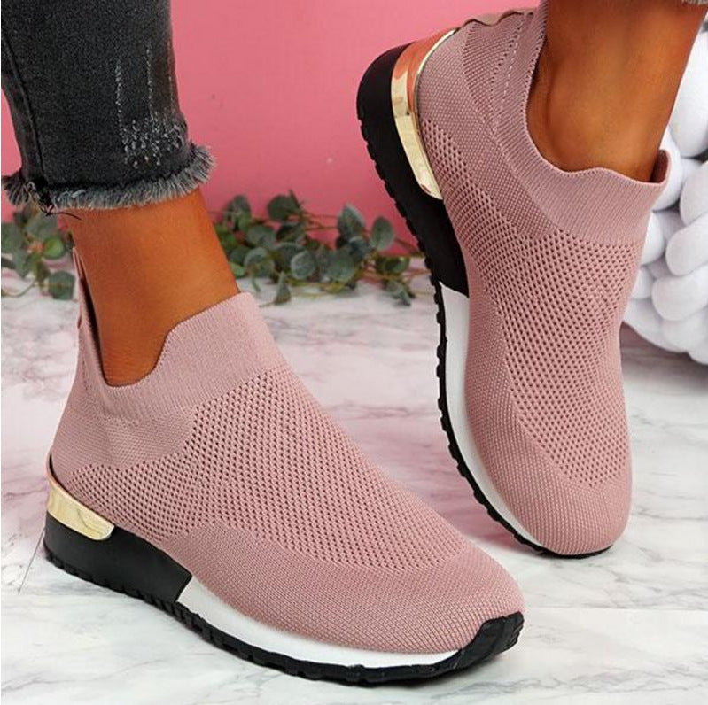 Damen Sneaker Bequem Dämpfend Ergonomisch Schuhe