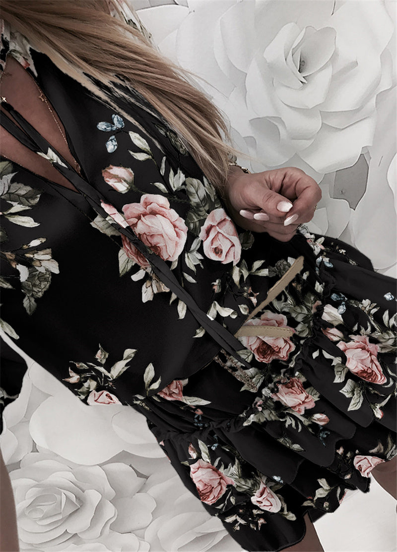 Chiffon Blumenkleid von BerlinGlamour im Boho-Sommerstil