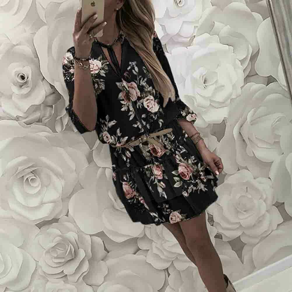 Chiffon Blumenkleid von BerlinGlamour im Boho-Sommerstil