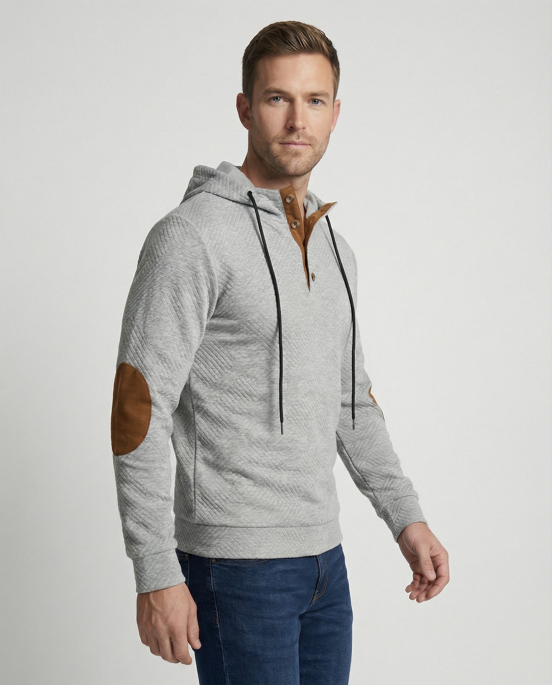Herren Outdoor Hoodie Komfort Stretch Kapuze - BerlinGlamour