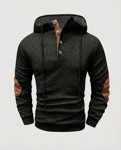Herren Outdoor Hoodie Komfort Stretch Kapuze