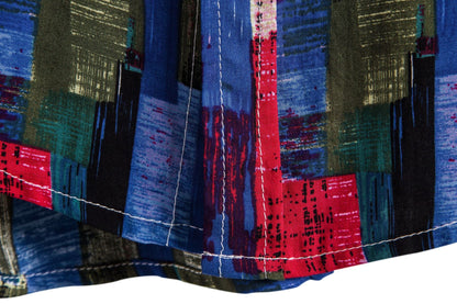 Herren Kurzarmhemd Modern mit Kunstprint Lässig Berlin