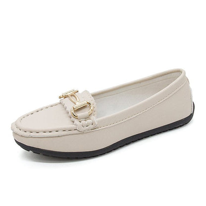 Damen Mokassins Elegant Schnalle Berlin Chic