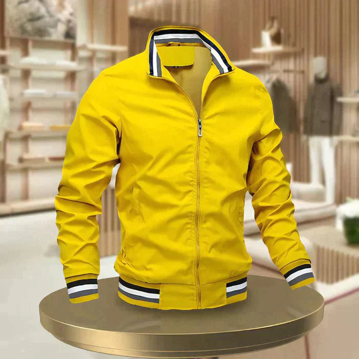 Herrenjacke Reißverschluss Übergangsjacke Modern