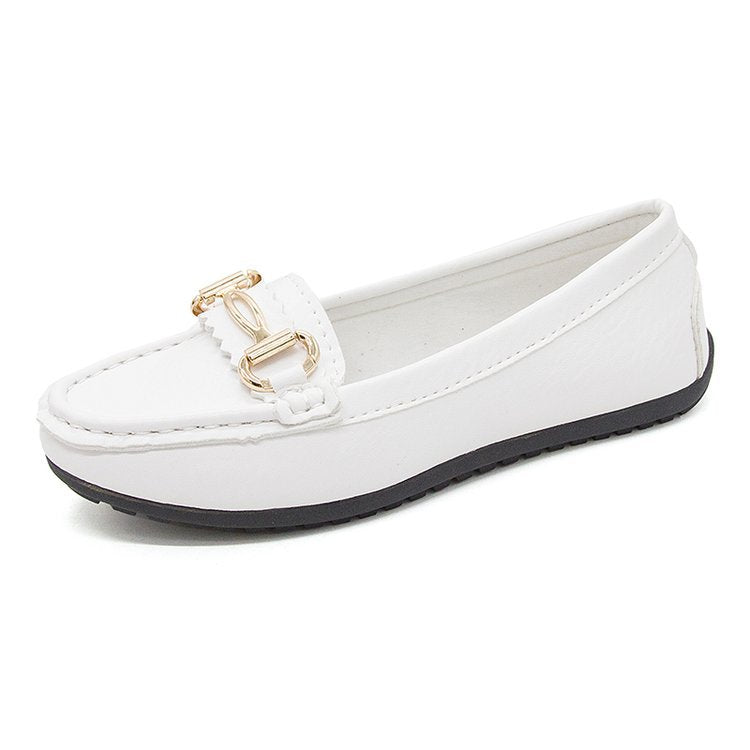 Damen Mokassins Elegant Schnalle Berlin Chic