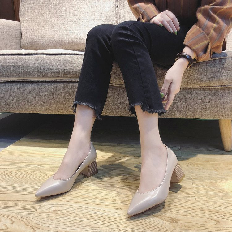 Damen Pumps Hochzeitsschuhe Stabile Blockabsätze Elegant