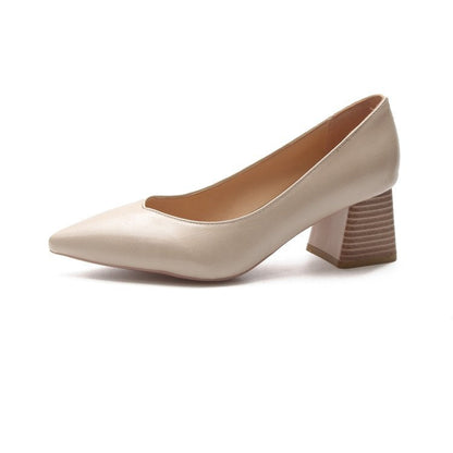 Damen Pumps Hochzeitsschuhe Stabile Blockabsätze Elegant