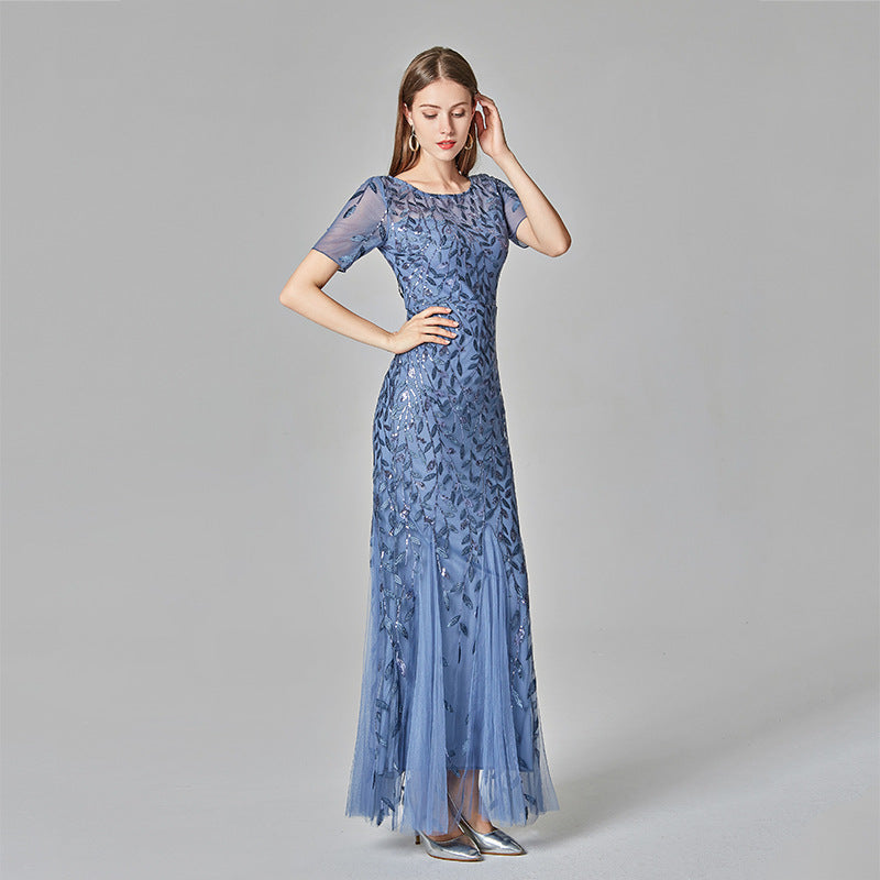 BerlinGlamour Spitzen-Abendkleid