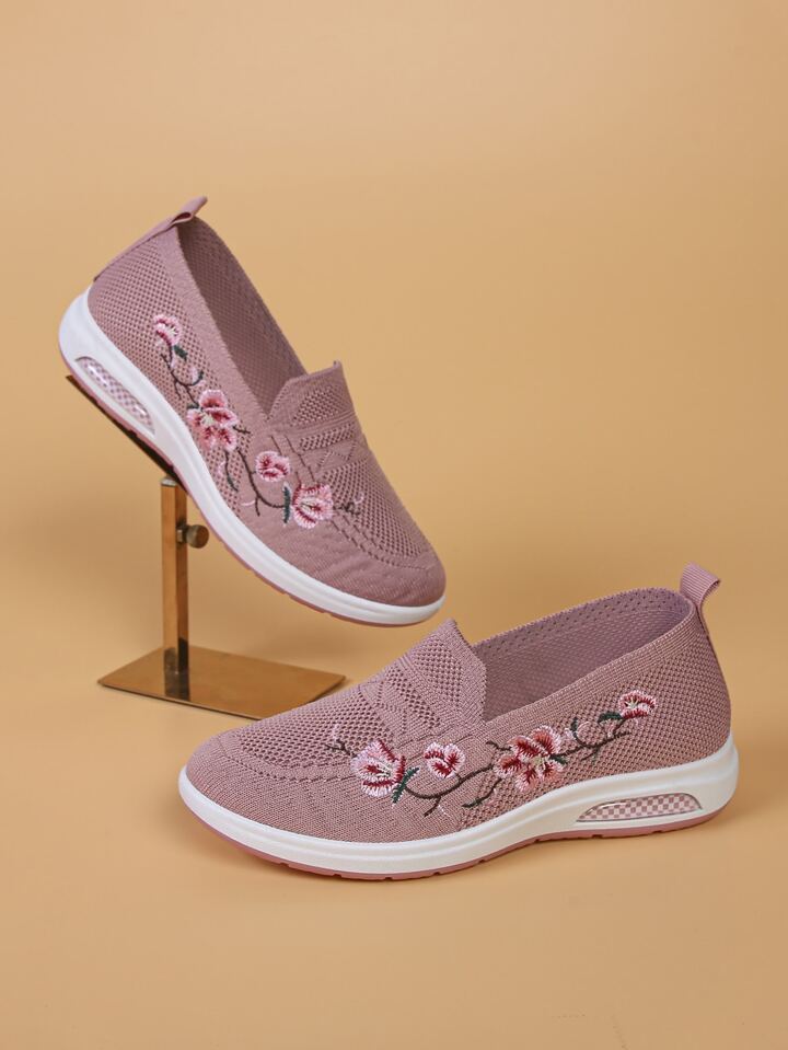 Damen Orthopädie Schuhe Bequem Blumenmuster