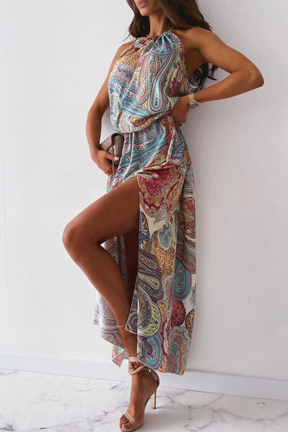 Elegante A-Linie Kleider mit Print Damen - BerlinGlamour