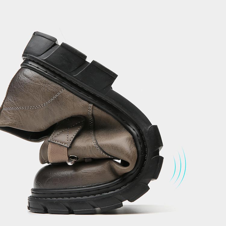 Leder Schuhe Cargo Stil Damen Mode