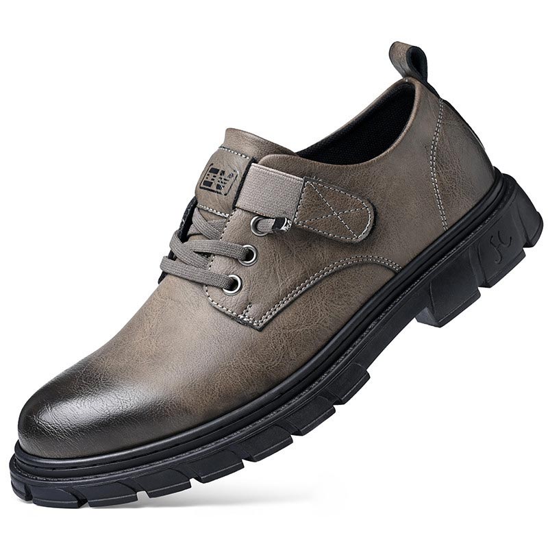 Leder Schuhe Cargo Stil Damen Mode
