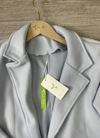 Lang Damen Trenchcoat mit Kapuze Schwarz