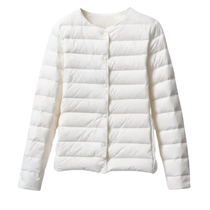 Damen Pufferjacke Leicht Gesteppt Frühlingssaison